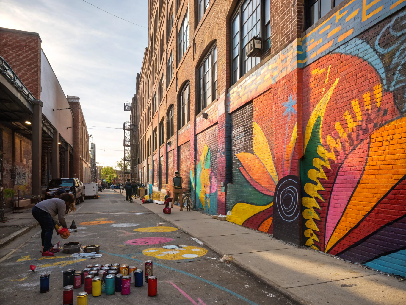 Street Art discovery scene